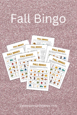 Fall Bingo Printable Game