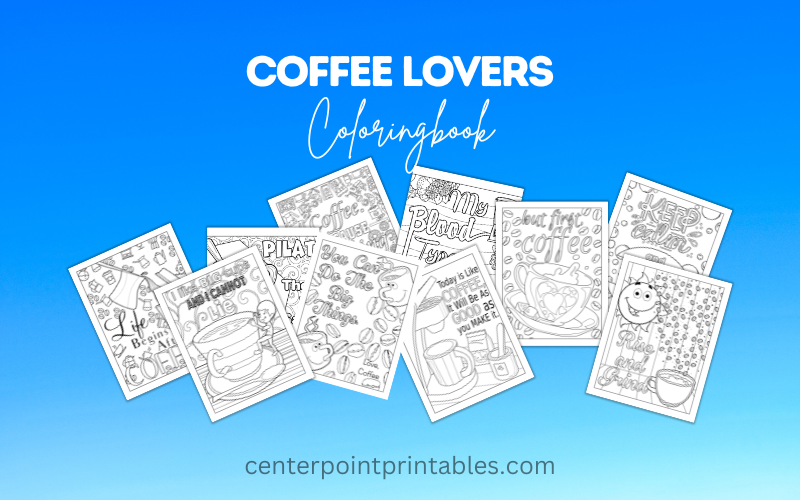 Coffee Lovers ColoringBook
