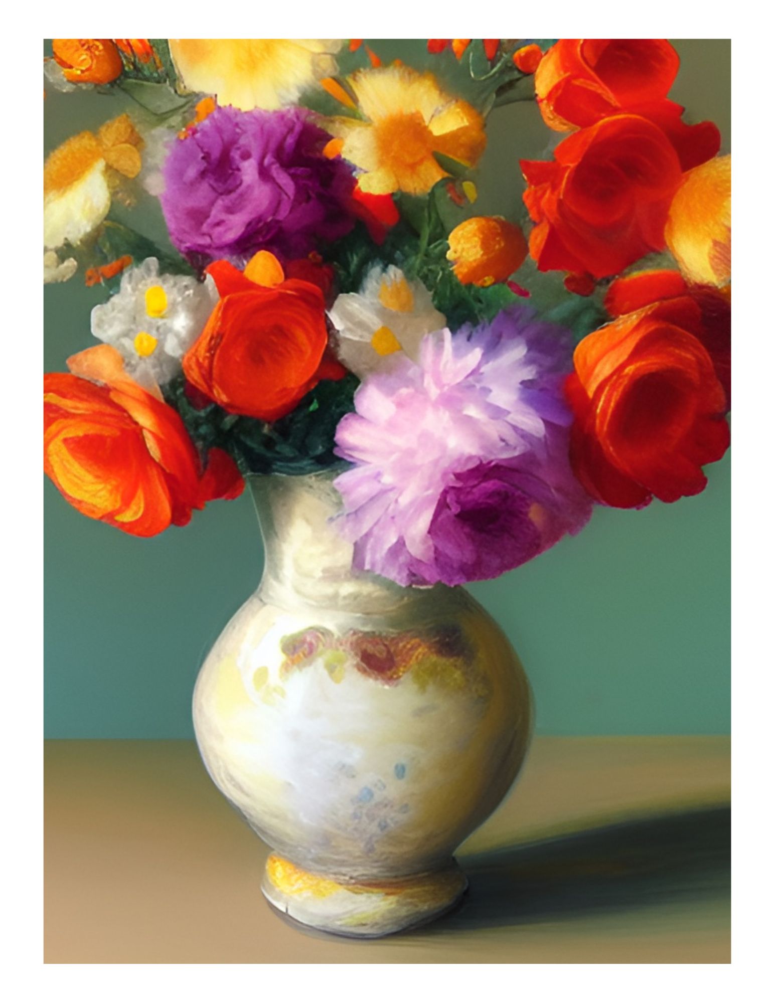 Home Decor  Flowers In A Vase