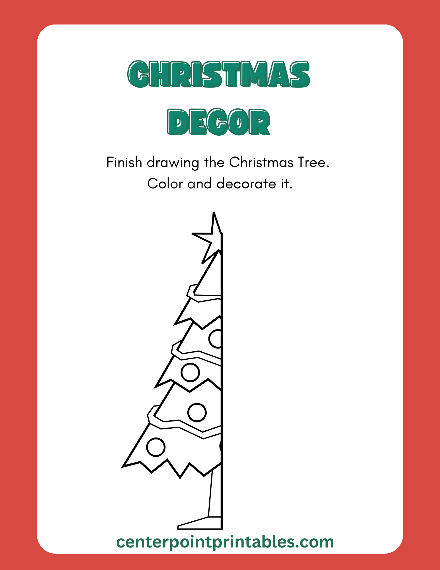 Christmas Activity Book For Ages 4-6